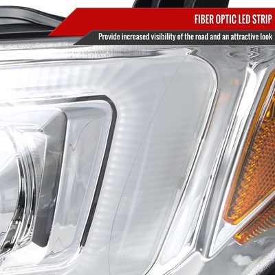 2011-2013 Scion tC LED Bar Projector Headlights LED Turn Signal Lights Chrome