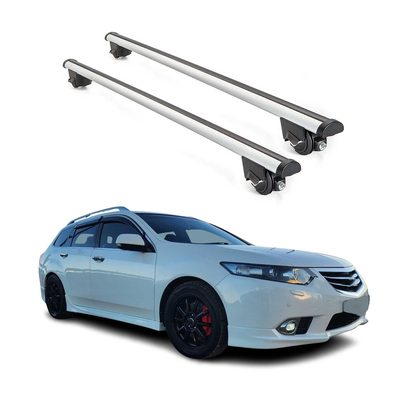 2008-2012 Honda Accord Tourer Roof Rack Cross Bars Silver