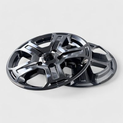 2018-2023 Jeep Wrangler JL Wheel Cover Hubcaps Set Gloss Black 10Pcs ABS Plastic