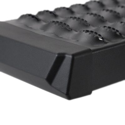 Universal Black Alu Hitch Mounted 6" Drop Rear Bumper Step For 2" Hitch Receiver