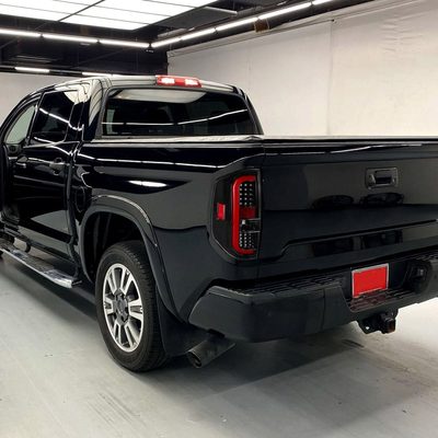 2014-2021 Toyota Tundra Sequential LED Tail Lights Jet Black/Clear Lens