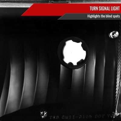 1991-1996 Chevy Caprice / Impala Factory Headlights Corner Signal Black