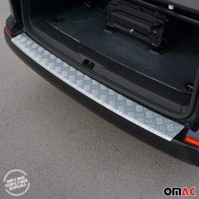 2016-2024 Mercedes Metris Rear Bumper Guard Aluminium Silver