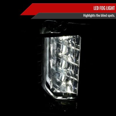 2021-2023 GMC Yukon/Yukon XL LED Fog Lights Kit Chrome Housing/Clear Lens