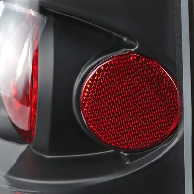 1999-2002 Chevy Silverado/ 1999-2006 GMC Sierra Tail Lights Matte Black/Clear