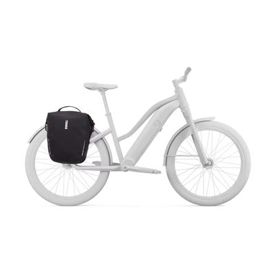 Alforjas Thule Shield Pannier color Negro de 22L con sistema InLock