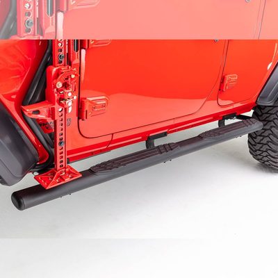 Estribos WIDESIDER Fusion 4" Ngo Tex de 73" para Jeep Wrangler JL 18-25