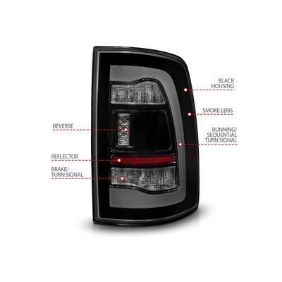 Anzo Smoked Black LED Tail Lights 311470