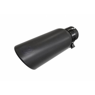 Colilla de escape para tubos de 3 1/2" Negra