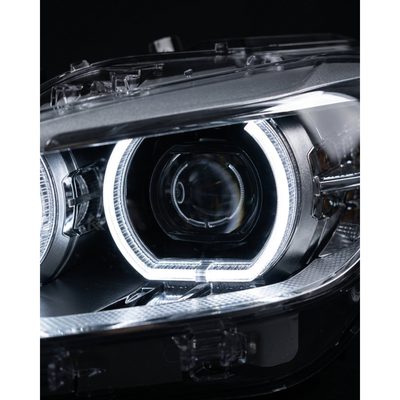 BMW 1 Series F20 / 118i Dual-Color (Yellow / White) LED Headlight Assembly with High / Low Beam 2015 - 2018