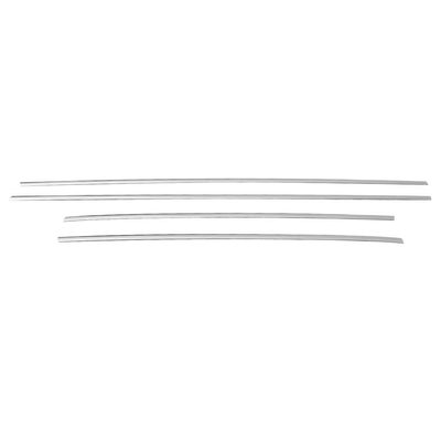 2011-2017 Nissan Juke Window Molding Trim Streamer Stainless Steel Silver 4 Pcs