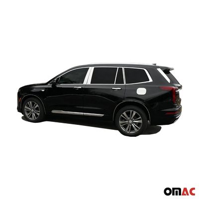 2020-2025 Cadillac XT6 Stainless Steel Pillar Trim 4 Pcs