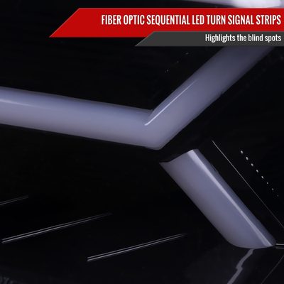 2006-2007 Subaru Impreza WRX STI LED Bar Signal Projector Headlights Smoke