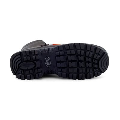 Bota 20 Flor entera Café Suela Tropa Hule