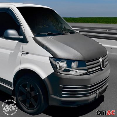 2015-2026 Ford Transit Car Bonnet Mask Hood Bra Black Full Coverage 1 Pc
