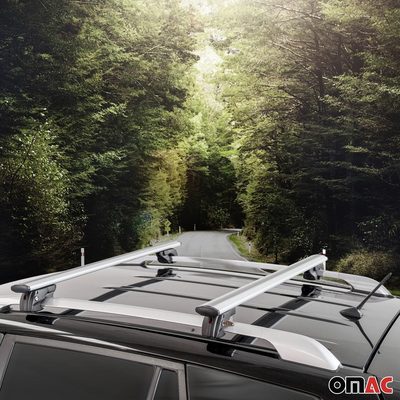 2025-2026 GMC Terrain Roof Rack Cross Bars Luggage Carrier Gray 2Pcs