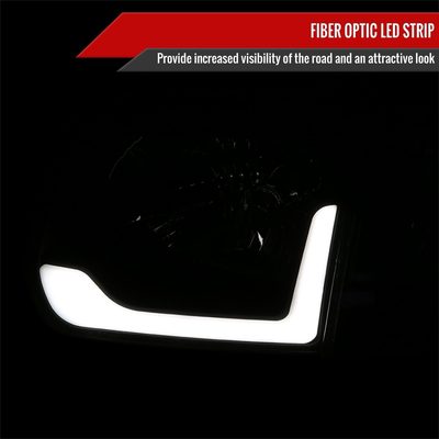 2005-2006 Toyota Tundra/05-2007 Sequoia LED Headlights Corner Lamps Amber &Black