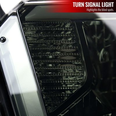 2014-2021 Toyota Tundra LED Bar Factory Style Headlights Chrome/Smoke Lens