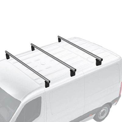 2015-2022 RAM ProMaster City Professional Roof Racks Cross Bars Set Gray 3Pcs