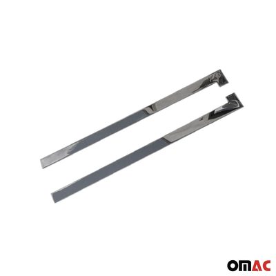2015-2022 RAM ProMaster City Side Door Molding Trim Skirt Garnish Stainless Steel 2Pcs