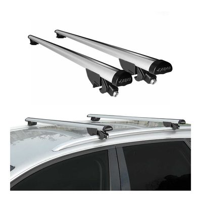 Roof Rack Cross Bars Luggage Carrier for Ford Edge 2015-2019 Gray 2 Pcs