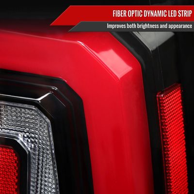 2007-2014 Chevy Tahoe/Suburban/Yukon/Denali LED Signal Tail Lights Jet Black