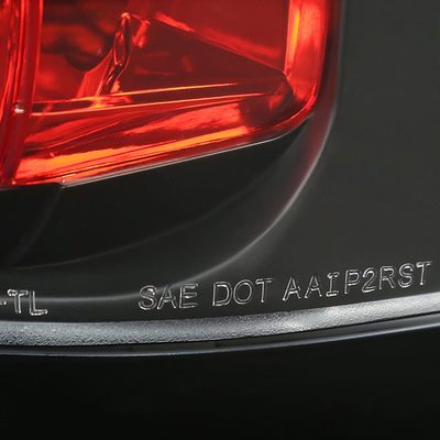 1997-2004 Dodge Dakota Tail Lights Matte Black Housing/Clear Lens