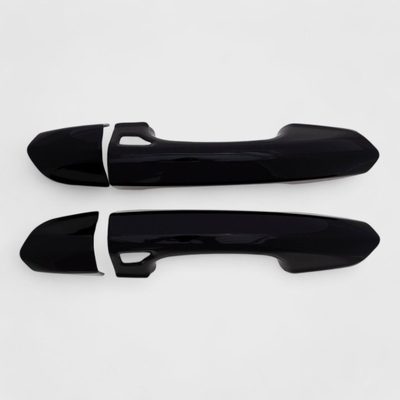 2015-2023 Ford Mustang Door Handle Cover Gloss Black 4Pcs ABS Plastic