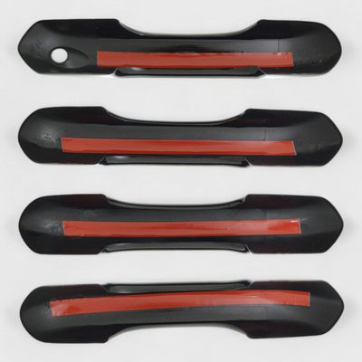 2020-2025 Ford Explorer Door Handle Cover Gloss Black 4Pcs ABS Plastic