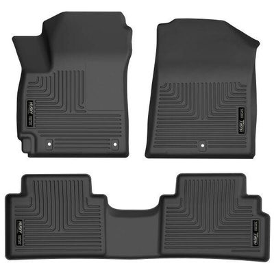 Tapetes Husky Weatherbeater 1ra y 2da Fila color Negro para Soul 20 - 25