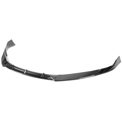 2016-2020 Tesla Model S Glossy Black 3Pcs Front Bumper Lip Splitter Kit