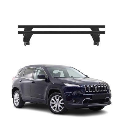 2014-2023 Jeep Cherokee Roof Rack Cross Bars Black