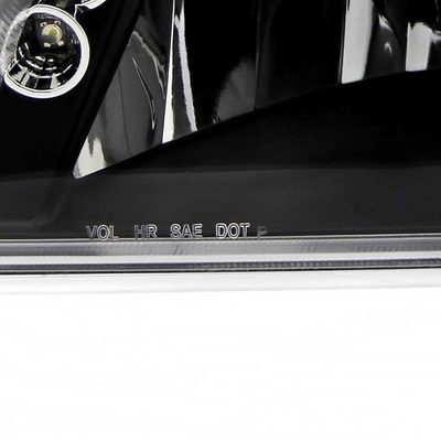 1998-2000 Ford Ranger Factory Style Headlights Matte Black/Clear Lens