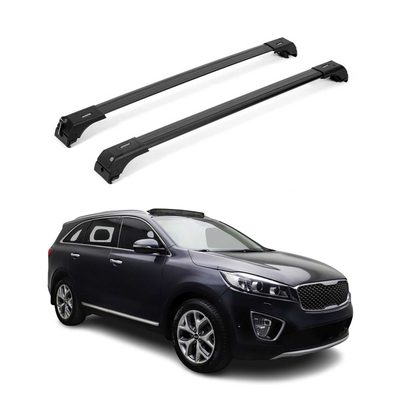 2016-2020 Kia Sorento Roof Rack Cross Bars Black