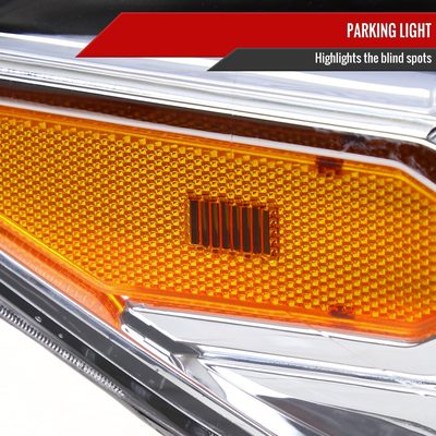 2016-2023 Toyota Tacoma Chrome Clear Projector Headlight Passenger Side Only