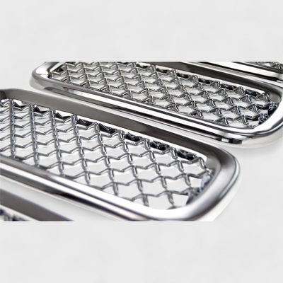 2015-2019 Jeep Renegade Grille Overlay Chrome 7Pcs ABS Plastic