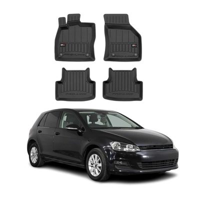 2015-2019 VW Golf VII SportWagen / Alltrack / GTI Premium Floor Mat Liners Full Set All Weather