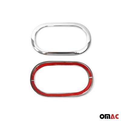 2016-2019 Smart ForTwo Car Door Handle Cover Protector Stainless Steel Chrome 2 Pcs