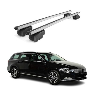 2015-2019 VW Passat B8 Variant Roof Rack Cross Bars Silver