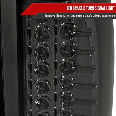1988-2000 Chevy Silverado/Tahoe/Suburban/Sierra/Yukon LED Tail Lights Smoke