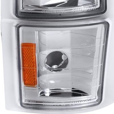 1994-1998 Chevy C/K 1500 2500/Tahoe Dual Halo Headlights &Corner Signal Chrome