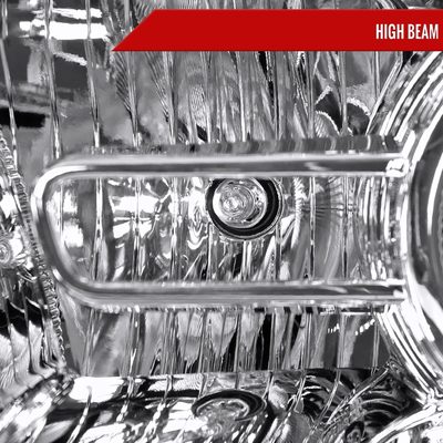 2013-2018 RAM 1500 2500 3500 Sequential LED Signal Projector Headlights Chrome