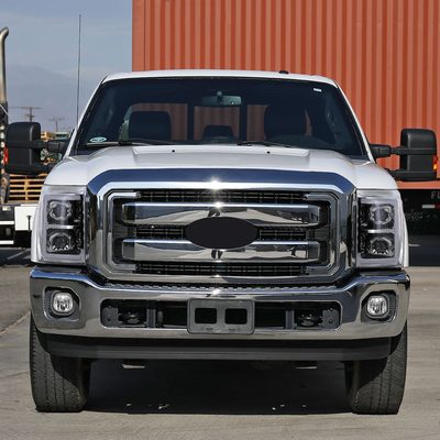 2011-2016 Ford F-250 F-350 F-450 F-550 LED CBar Projector Headlights Chrome