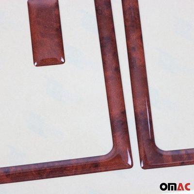 Wooden Look Dashboard Console Trim Kit for Dodge Sprinter 2003-2006 17 Pcs