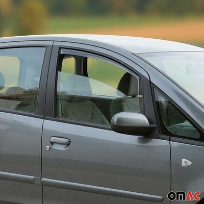 1992-1998 BMW 3 Series E36 Sedan Window Visor Vent Rain Deflector 2Pcs Smoke