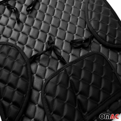 Kia Sportage Leather Breathable Front Seat Cover Pads Black