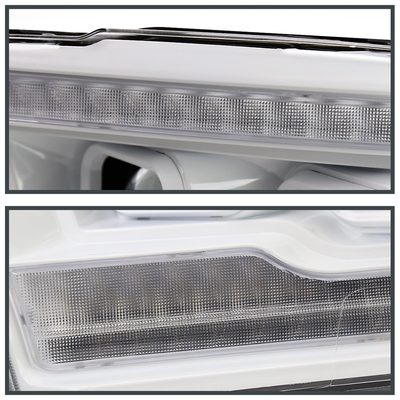 2009-2018 Dodge RAM 1500/ RAM 2500/3500 Headlights White Housing