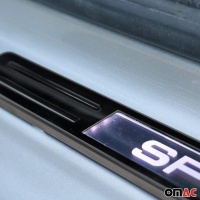 Honda Door Sill Scuff Plate Illuminated Sport Stainless Steel Dark 4 Pcs