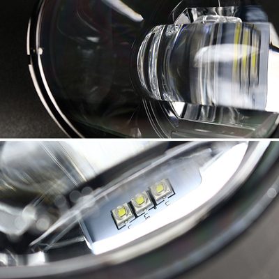 2013-2015 Nissan Altima Sedan SMD LED Projector Fog Lights Kit Chrome/Clear