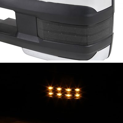2002-2007 Chevy Silverado/Tahoe/Sierra/Yukon Heated Towing Mirrors Smoke Lens